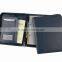 A4 PU leather portfolio folder with zipper,custom portfolio folder