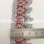 sewing curtain gorgeous red heart braid metallic silver trimming lace