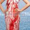 wholesale Summer lady beach sarong 2014 sexy fashion printed beach pareo & SARONGS