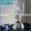 Crystal dancing decorating clear glass ornaments