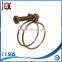 Double wires hose clamp