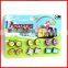 2014 latest colorful lovely plastic earring,pvc earring with superior quality