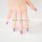 Custom high quality geometric nail polish stickers waterproof nail wraps long lasting nail strips manufacturer                        
                                                Quality Choice