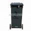 120 Liter Pure HDPE Rattan Waste Can K-mart Wholesale Plastic Trash Bin Rain Bonnet