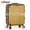Guangdong Manufacturers Sunrise Popular Aluminum Golden Trolley Luggage Case Multifaction Case