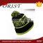 Colorful Knit Hat Cap With Balls Hanging Manufacturers