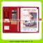 Newly Arrival document holder Top Quality Handmade Leather Clear Holder File A4 16037