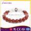 Market Oriented Factory Skull Red Agate Popular Fashion Bracelet