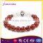 Export Oriented Factory Skull Red Agate Bangles Bracelets Cheap