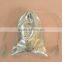 Gold/Silver Metallic Fabric Drawstring Favor Bags Pouch directly from factory