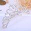 Korean models small crown hair comb ladies luxury jewelry bride crown factory wholesale