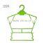 Custom body plastic children clothes hangers