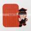 beautiful design promotional advertising PVC magnetic photo frame Custom die cut fridge frame magnet
