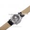 top quality shenhua genuine leather mens transparent automatic self wind watch luxury wrist watch