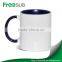 Sunmeta ceramic 11oz sublimation coated heat press sublimation mug(SKB-06)