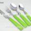 South American Market Plastic Handle Stainless Steel Flatware Bulk Sell