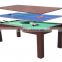 New style 5ft/ 6 ft multi game table billiard table/ table tennis table /dinning table combo
