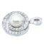 MOP mother of pearl sterling silver fresh water pearl pendant pearl jewelry