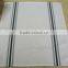 Cotton yarn dyed checkered white / black /brown /blue table cloth napkin