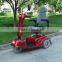Backward speed adjustable three wheel electric scooter