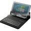 China Factory General flip tablet PU leather keyboard case for samsung 9 10inch