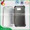 shockproof hard pu+pc cell phone case for samsung s6