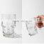 High borosilicate glass skull glass beer cup with handle