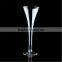 Lead-free crystal Vintage Classic Trumpet Flute glass trumpet cup,Champagne Toasting Flute Glasses.