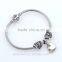 Vintage Bracelet Lovely Bear Silver Pendant Hollow hearts Beads 925 Silver metal Red Love Charm graduation season gift for Wish