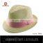 yiwu factory supplier cheap High Quality Custom paper braid Fedora Hat for ladies