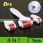 New products manufacturer selling mesotherapy derma roller with replaceable rollers 4 in 1