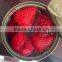 Fresh Canned fruit strawberry in syrup
