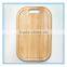 High Quality More Function Bamboo Wooden Chopping Board With Plastic Tray