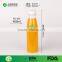 300ml 400ml 500ml tamper screw lid plastic pet clear drink milk bottle food garde bpa free tramsparent orange juice bottle