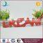 "DREAM" shape ceramic letter sign board for decoration