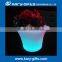 Cooler ice container Champagne Plastic LED illuminated Ice Bucket