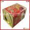 bule shoulder lid empty high quality custom tin box
