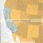 Scratch USA Scratch off places you travel America (US) Detailed cartography including US States