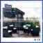plastic outdoor KD rattan /wicker effect cube furniture set