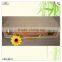 luxury cash packaging golden metal handle wood box