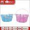 Wholesale Baskets with Handles fruit basket plastic hanging basket wholesale for Storage Shopping