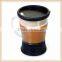 Clear Self Stirring Mug for the Plain Lazy! In the Office or Home Coffee Tea
