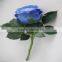 making flower silk rose artificial rose artificial royal blue rose flowers