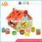 wholesale creative Wooden Block Set Educational toy wooden iq block puzzle W11H003