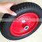 Steel hub13 inch 350-8 solid tyre made in China PU wheel