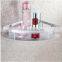 Hot Sale Never Rust Bathroom Aluminium Single Corner Shelf China Supplier Bathroom Corner Towel Shelf