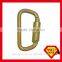 Steel D Certified CE EN362 Standard Safety Triple Lock Rescue Hook