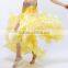 Royal blue belly dance pleated skirt for sale Q5021