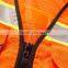 high visibility reflective orange safety vest fluorescent safety jacket