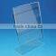 DM grocery store shelf acrylic menu holder fast food menu board